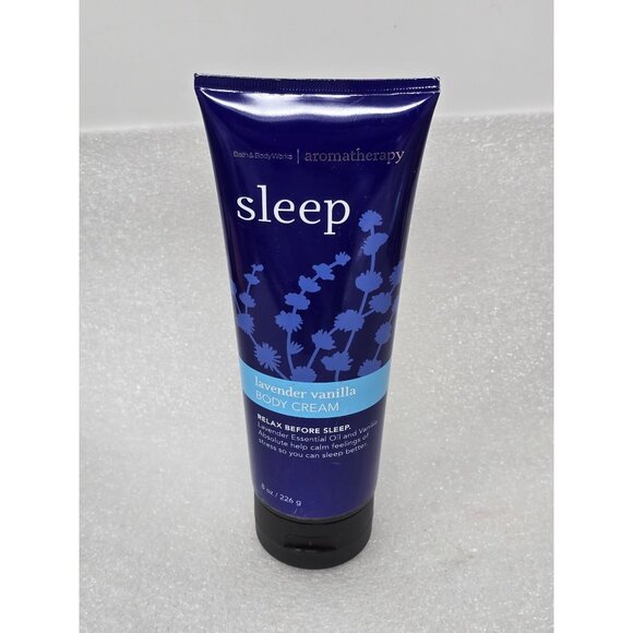 Bath & Body Works Aromatherapy Sleep Lavender Vanilla Body Cream 8 Oz - Picture 1 of 2